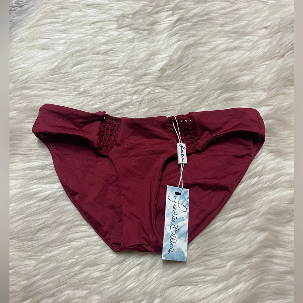 Frankie's bikinis Malia Bottom - Maroon
